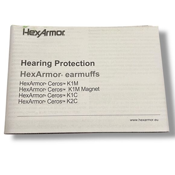 HexArmor 17-18001 K-Series Ceros K1M Magnetic Earmuff - Picture 10 of 11